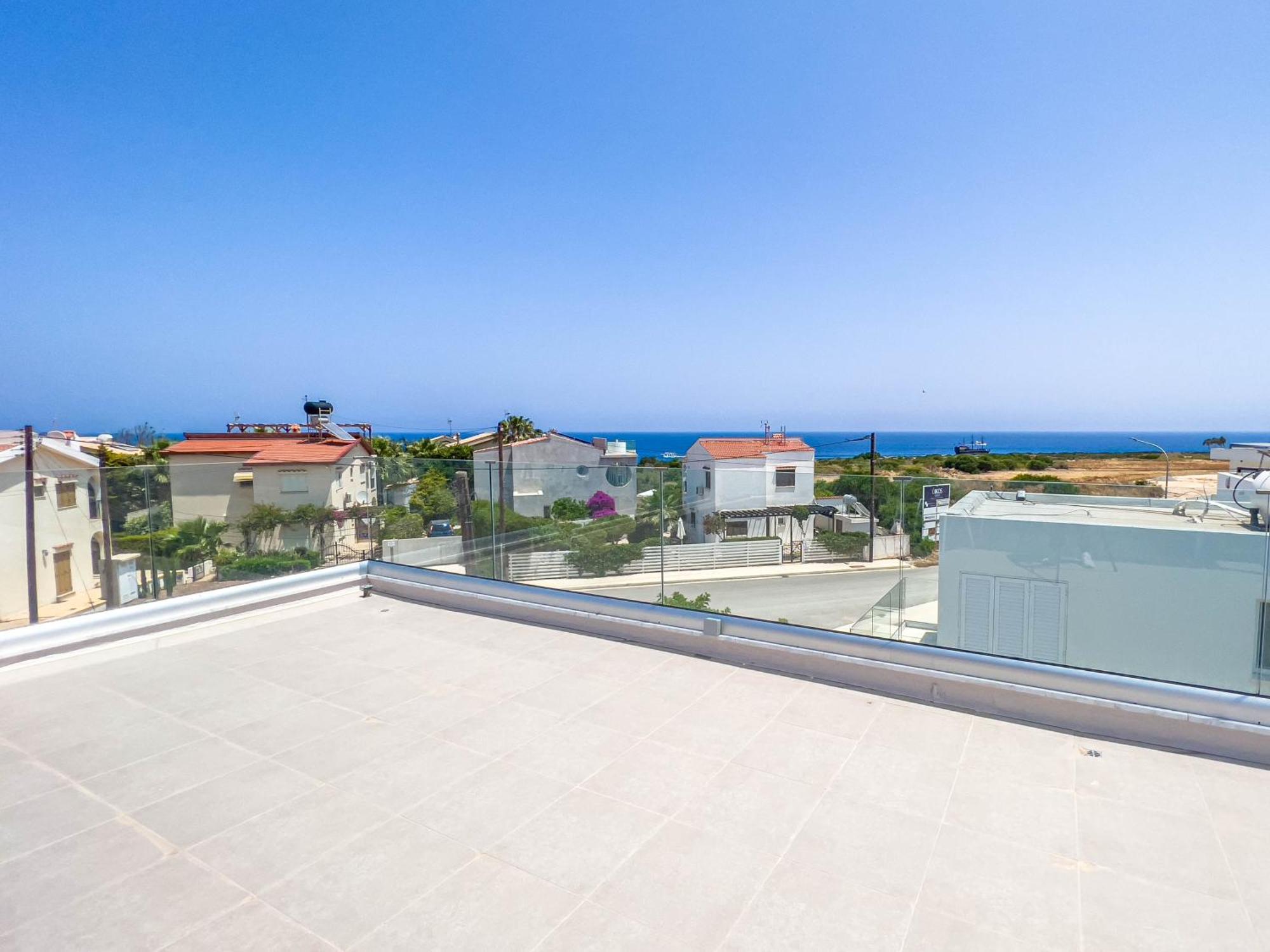 Geo Panoramic Villa +Pool +Game Room +Gym Protaras Eksteriør billede