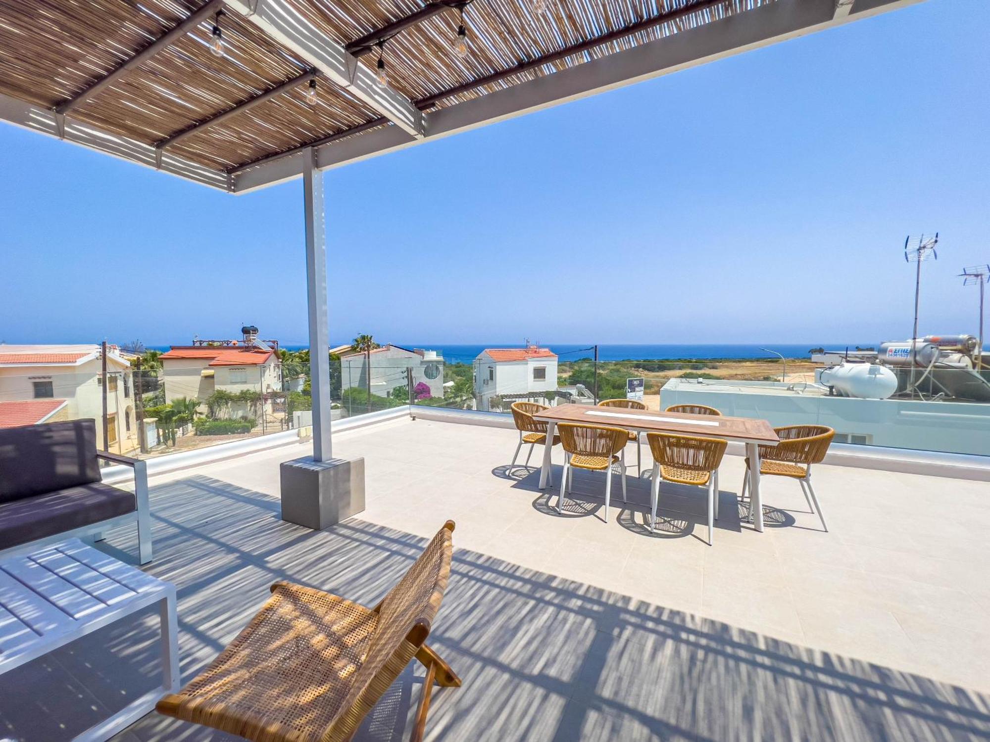 Geo Panoramic Villa +Pool +Game Room +Gym Protaras Eksteriør billede