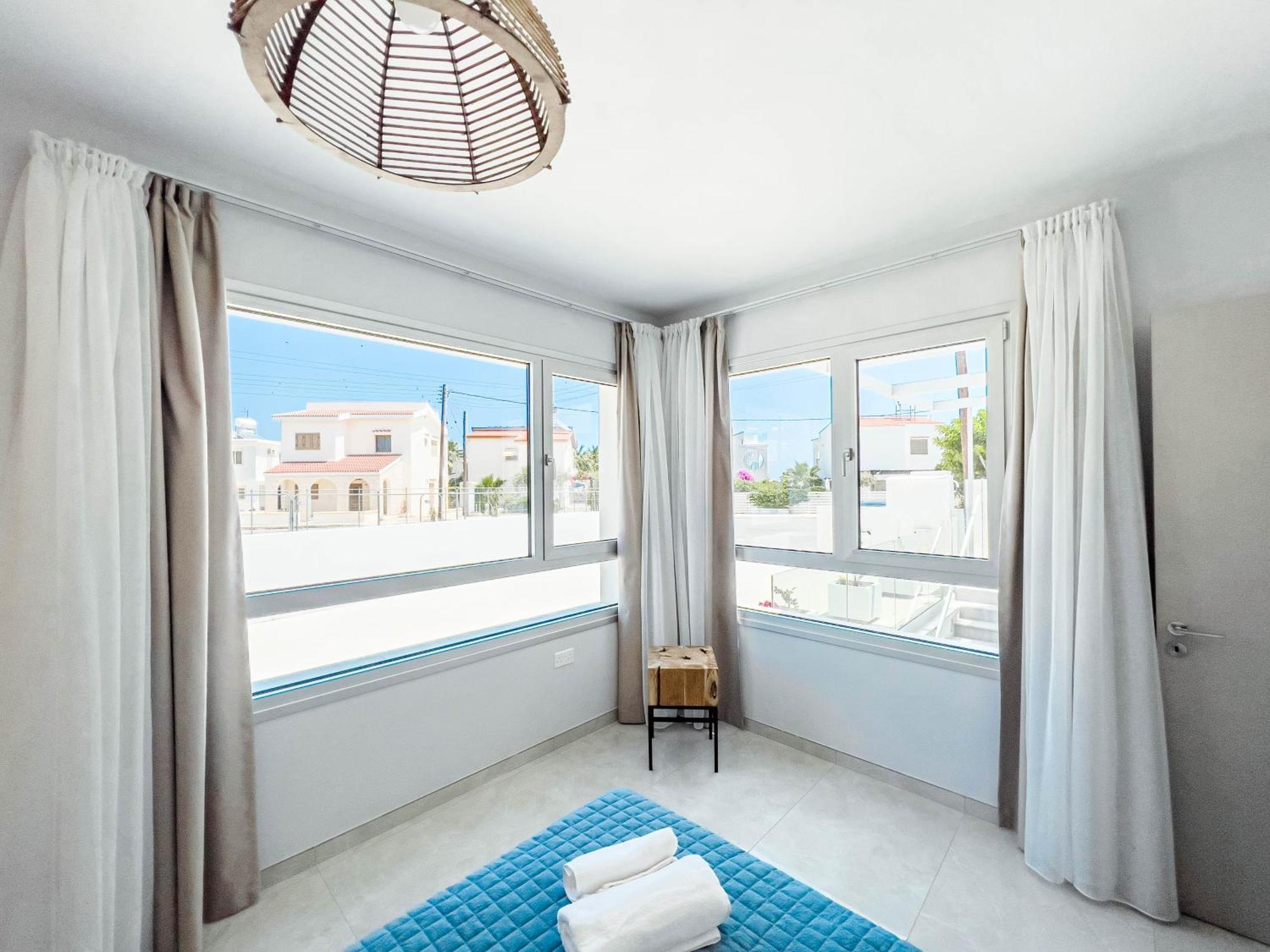 Geo Panoramic Villa +Pool +Game Room +Gym Protaras Eksteriør billede