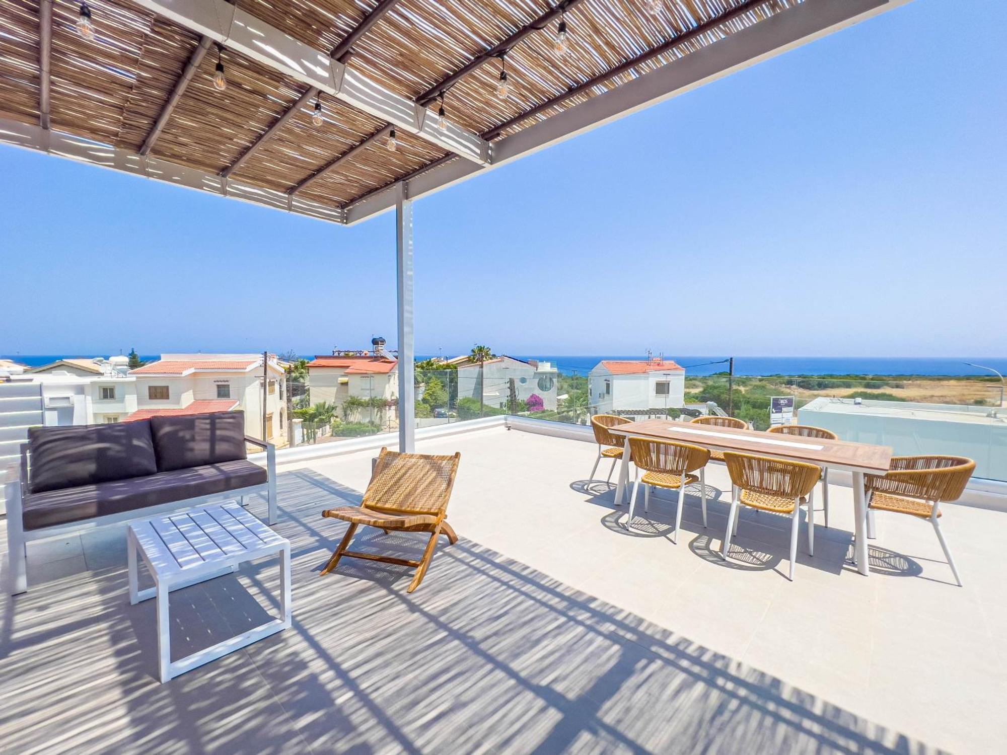 Geo Panoramic Villa +Pool +Game Room +Gym Protaras Eksteriør billede