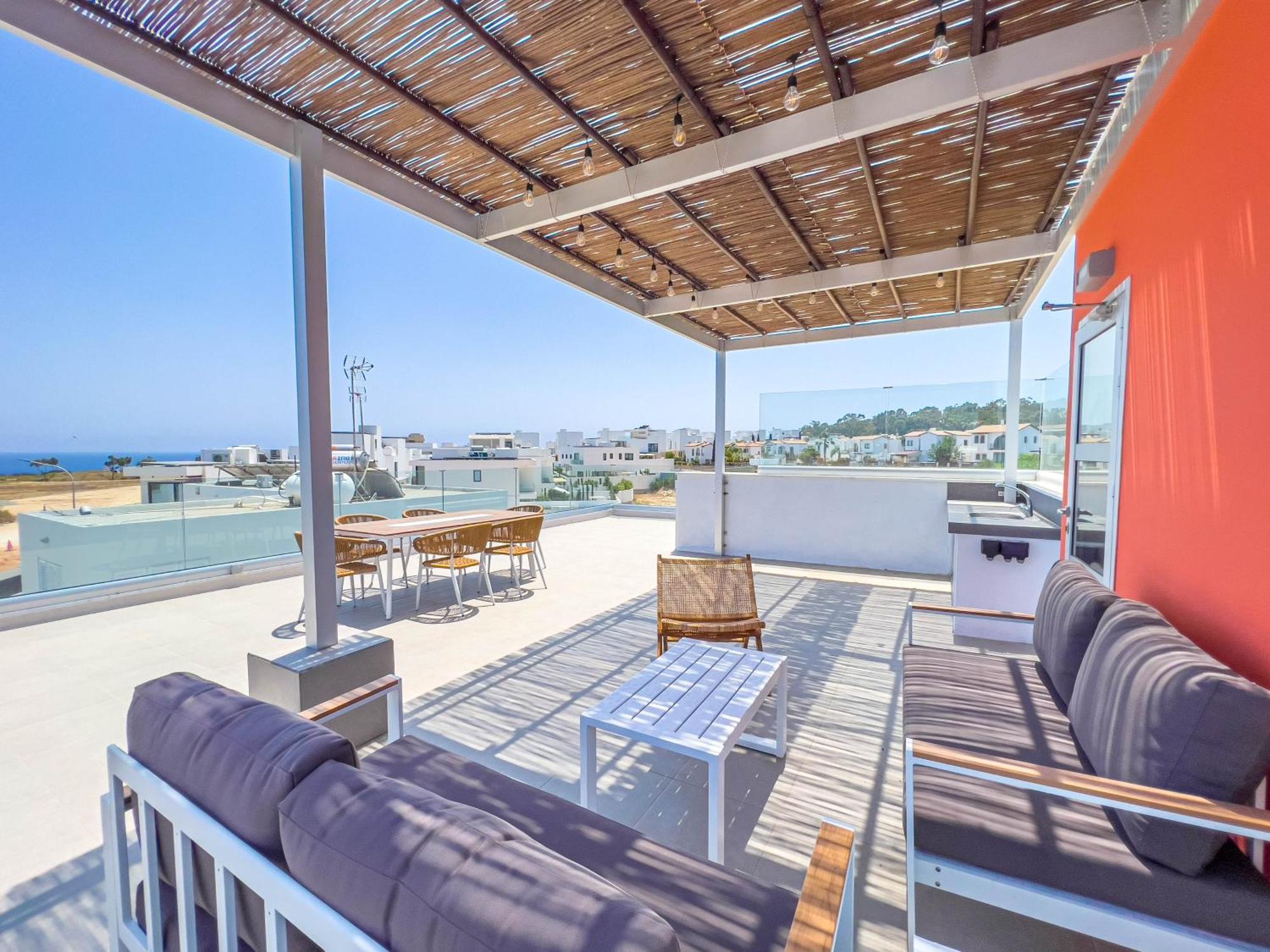 Geo Panoramic Villa +Pool +Game Room +Gym Protaras Eksteriør billede